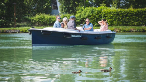 Location bateau électrique 6 places - 1H